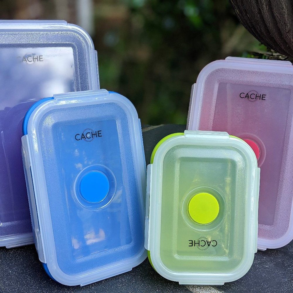 Collapsible Silicone Storage Containers